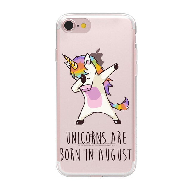 Coques de téléphone Licorne dab pour iPhone