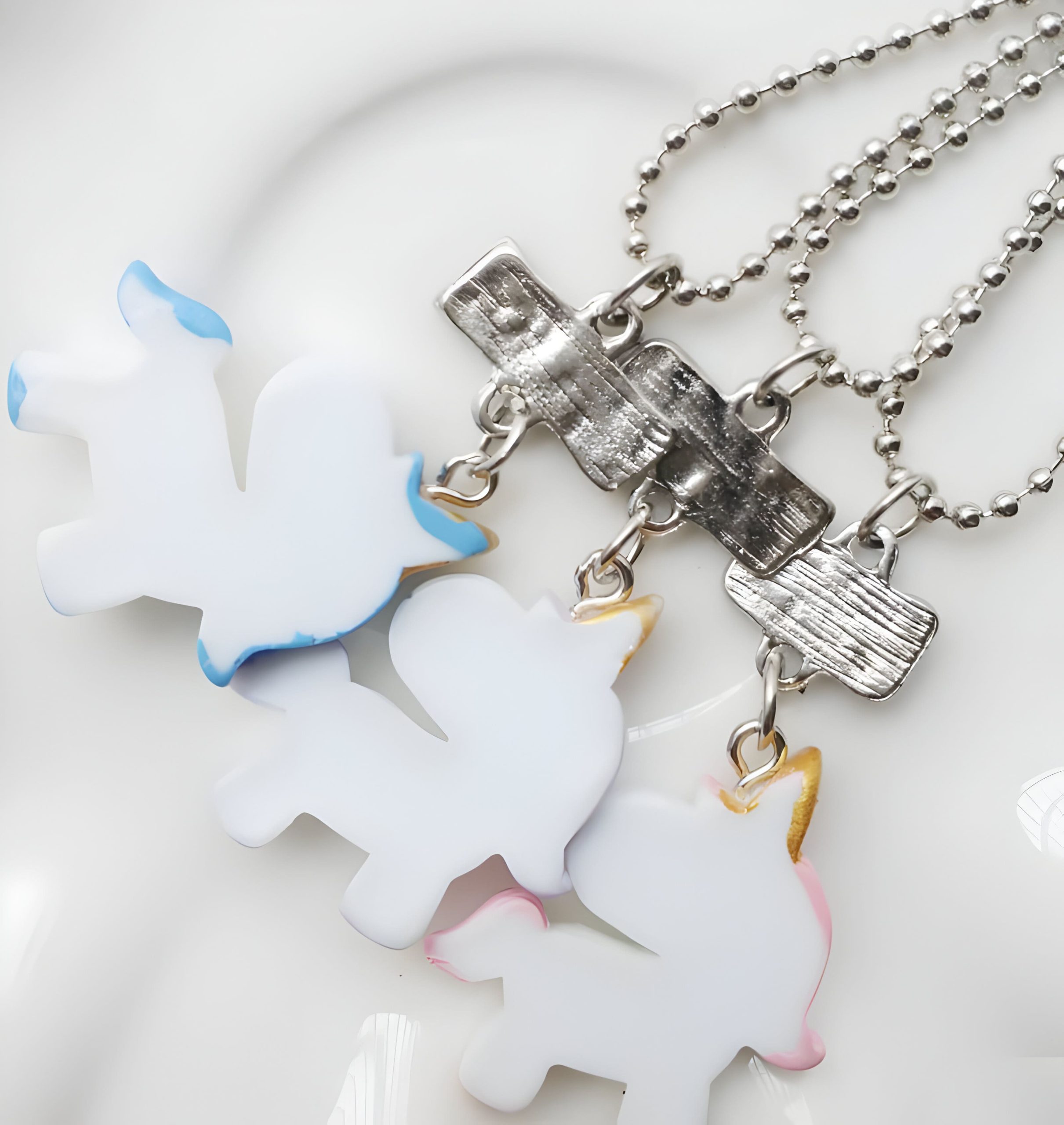 Idée cadeau Licorne - Collier trio amitié éternelle – Image 4