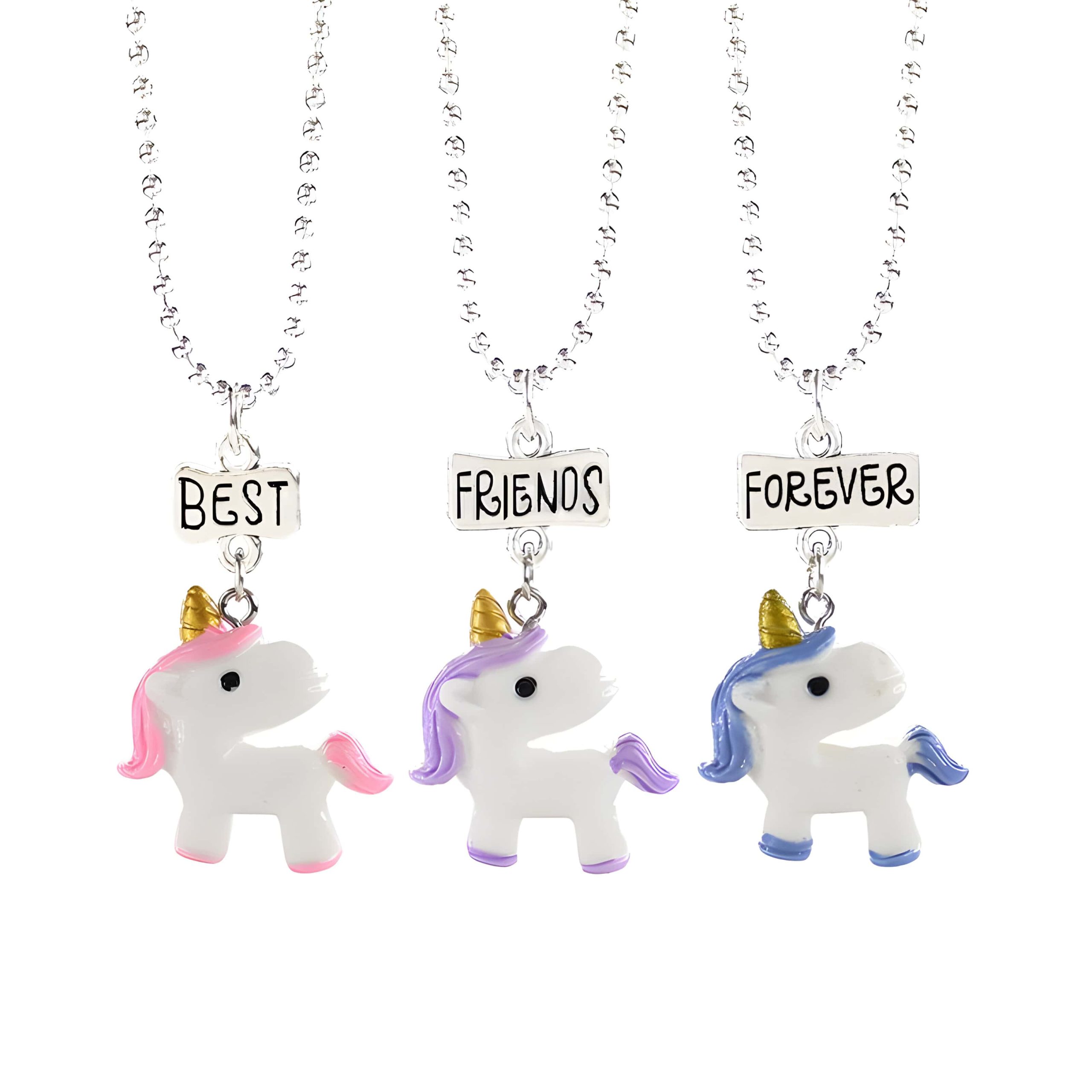 Idée cadeau Licorne - Collier trio amitié éternelle – Image 2