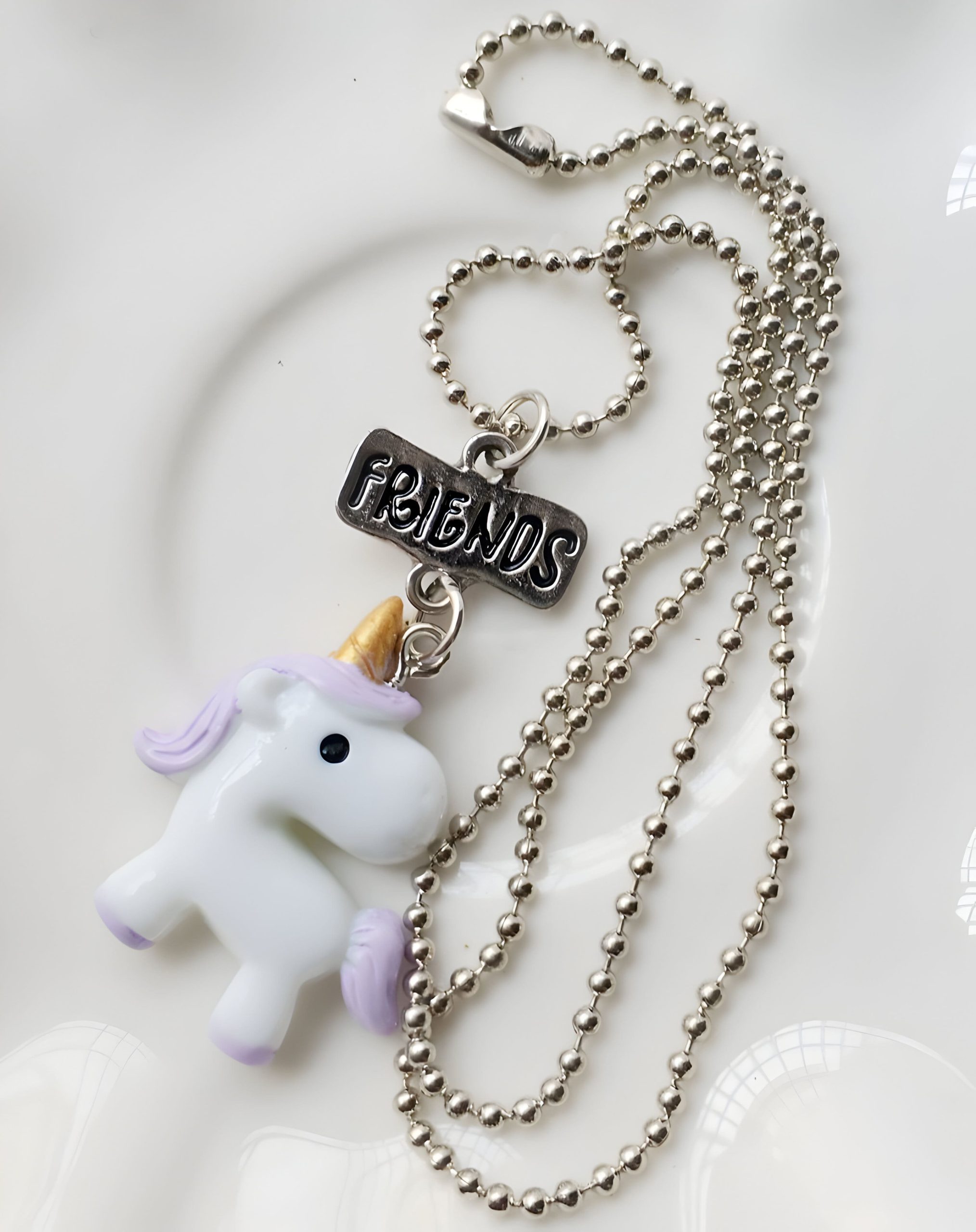 Idée cadeau Licorne - Collier trio amitié éternelle – Image 6