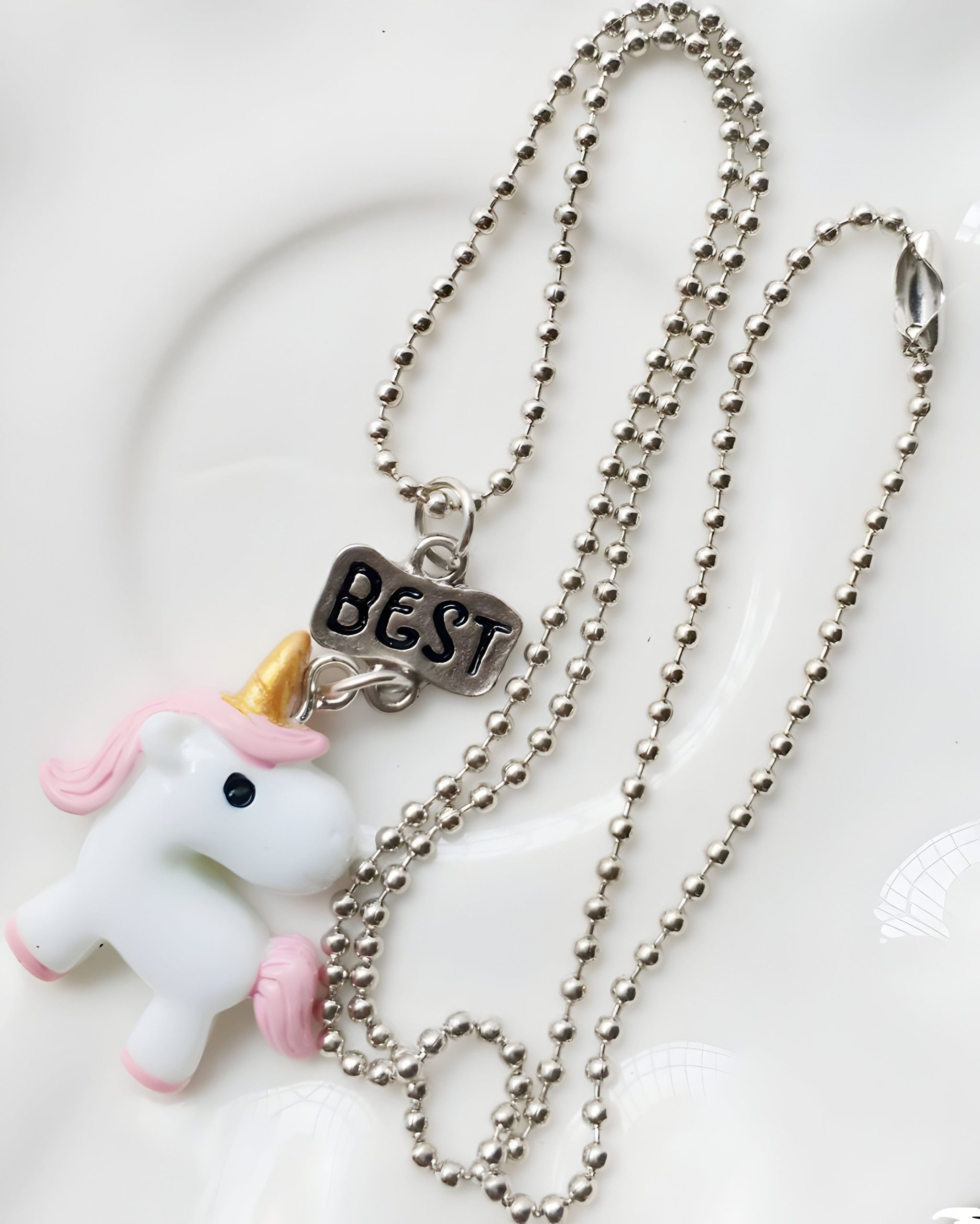 Idée cadeau Licorne - Collier trio amitié éternelle – Image 7
