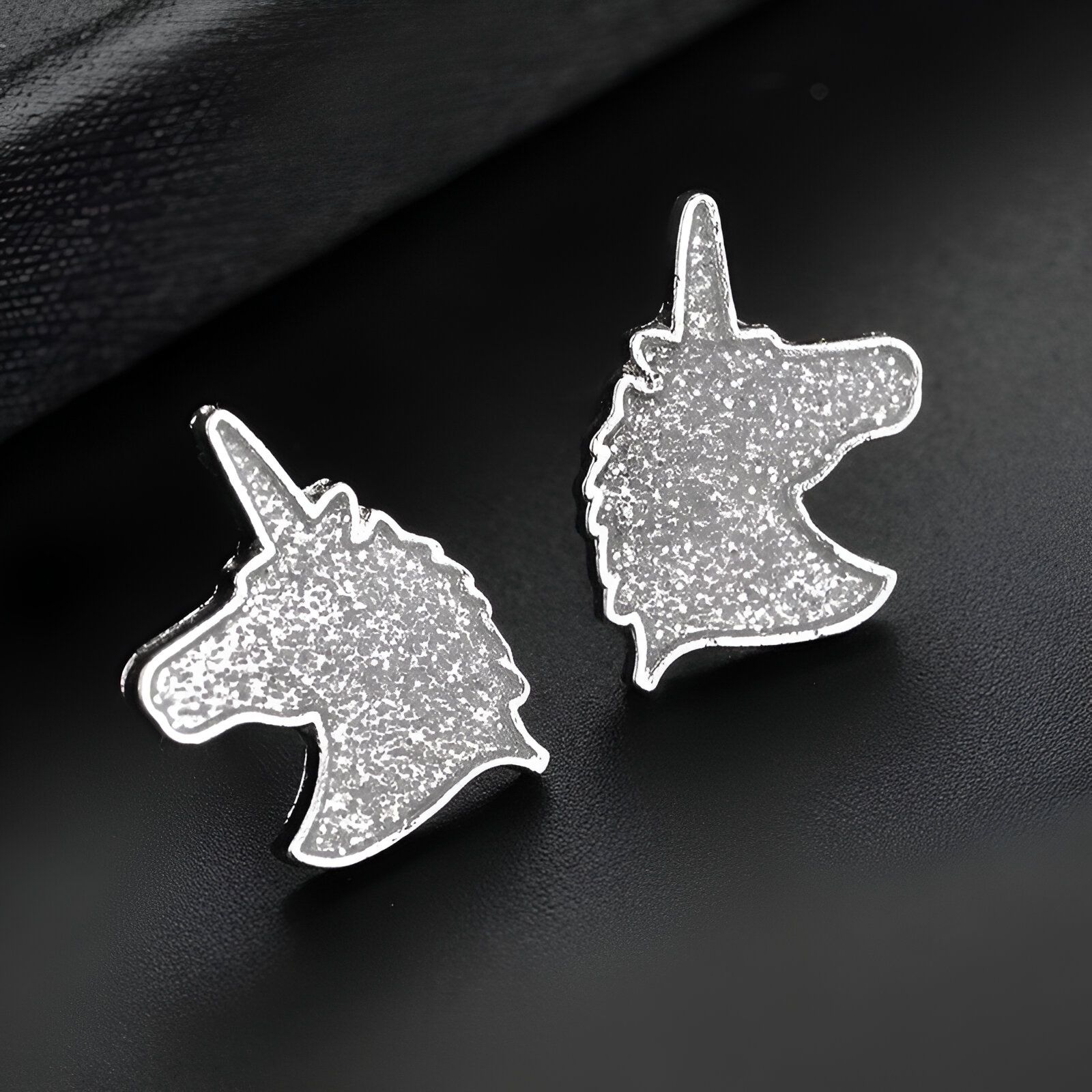 Idée cadeau Licorne - boucles d'oreilles rétro – Image 2