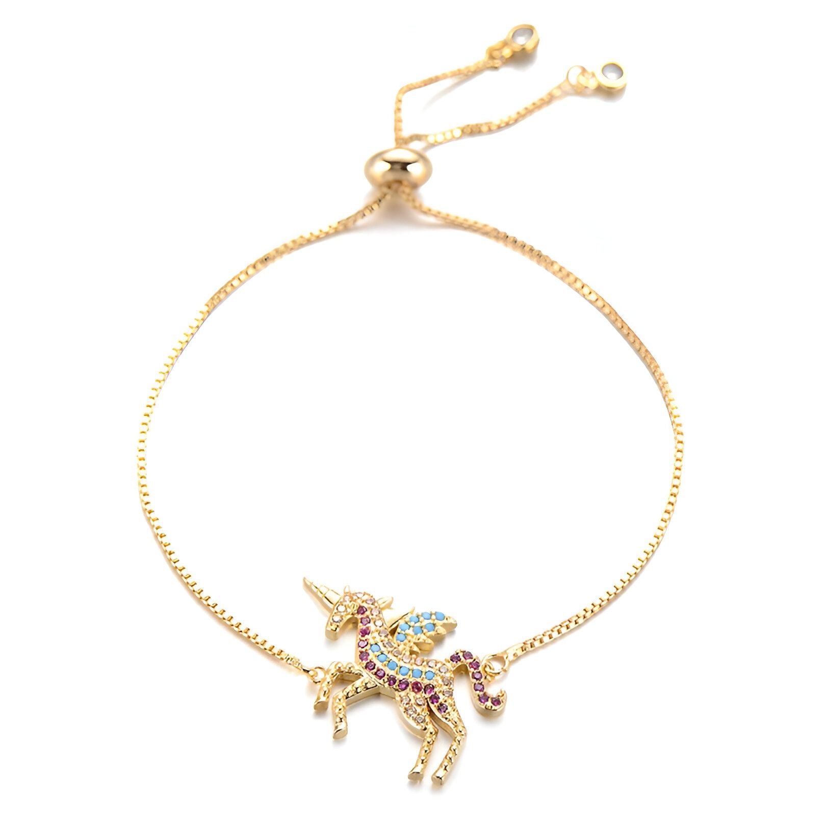 Idée cadeau Licorne - Bracelet en zircone cubique – Image 12