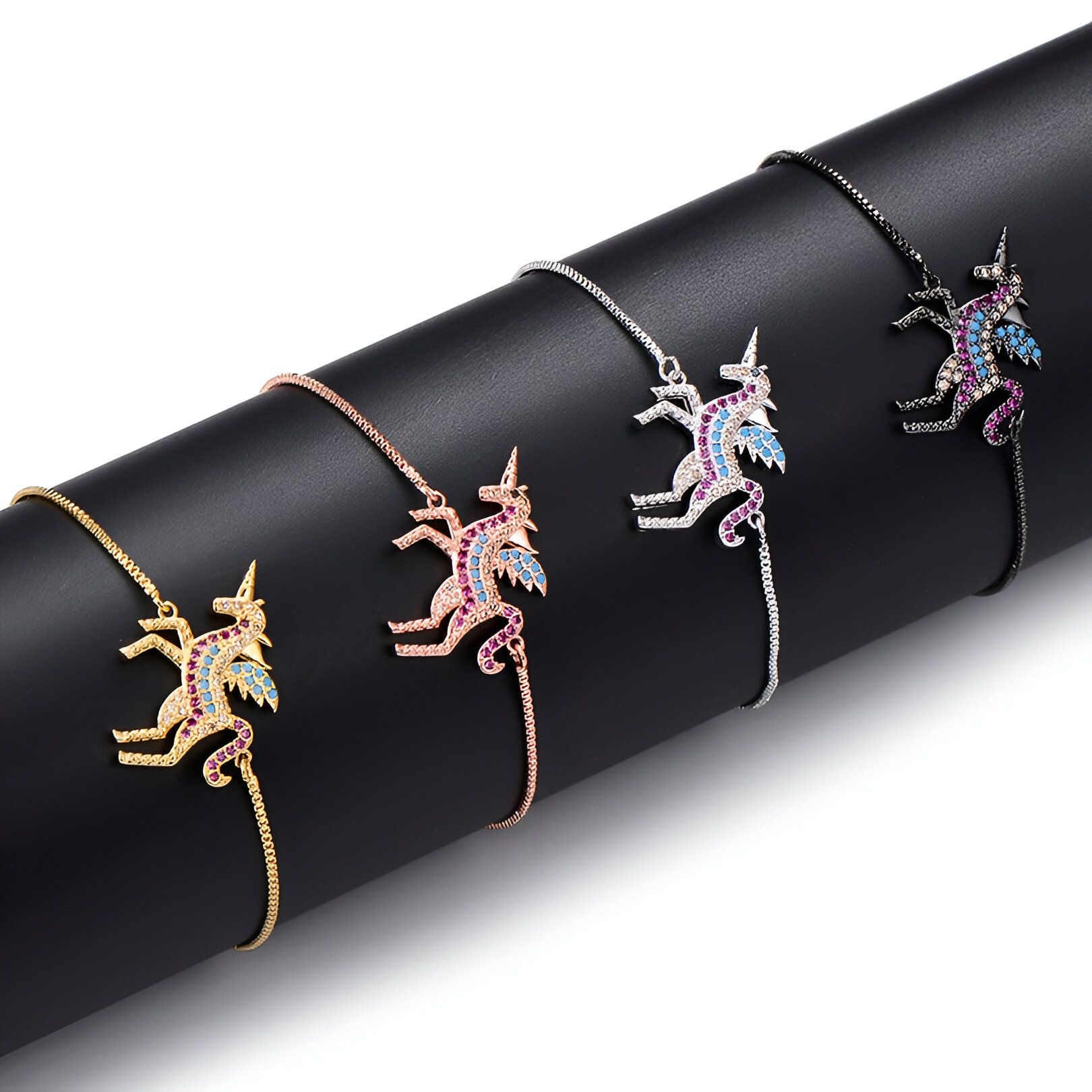 Idée cadeau Licorne - Bracelet en zircone cubique – Image 6