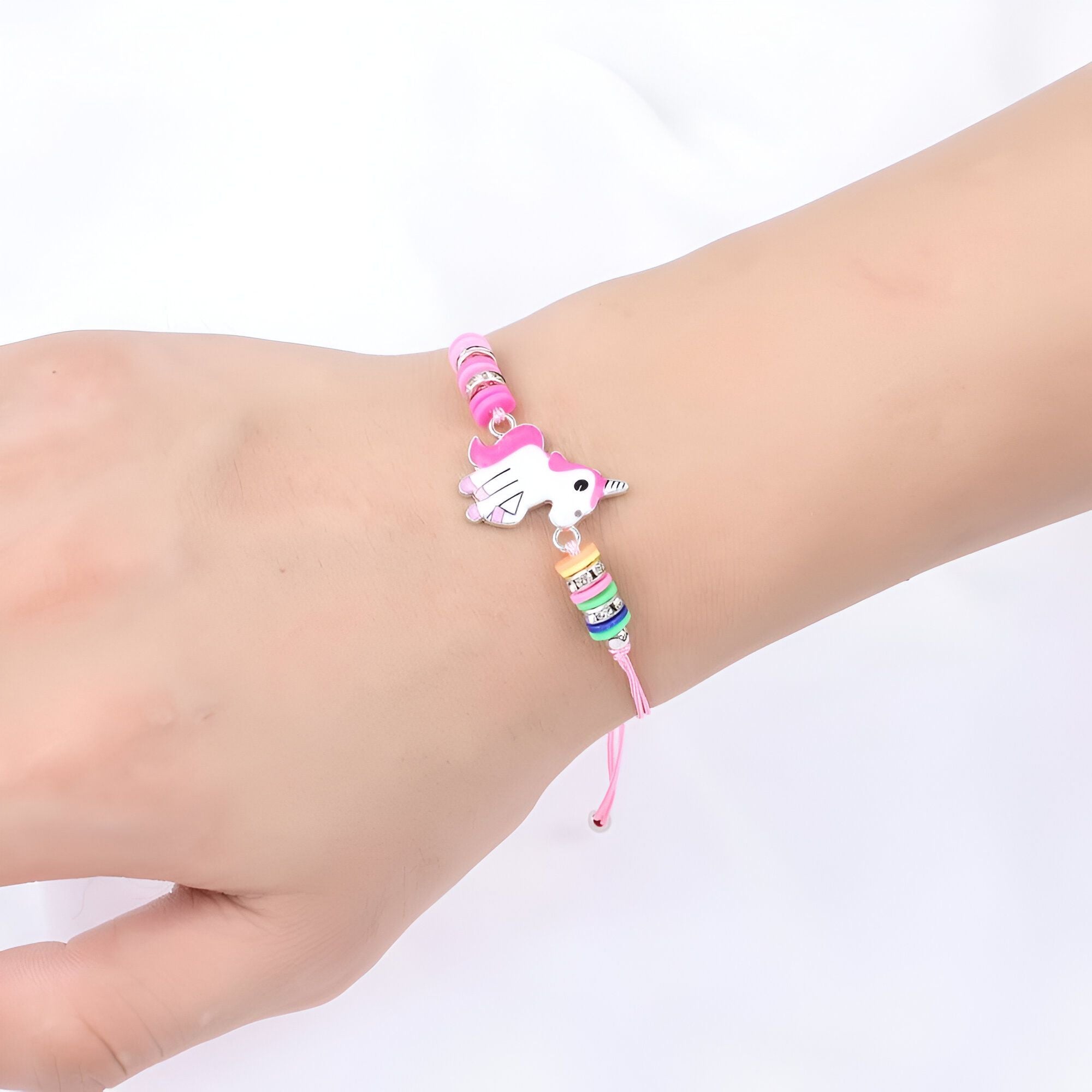 Idée cadeau Licorne - bracelet rose – Image 2
