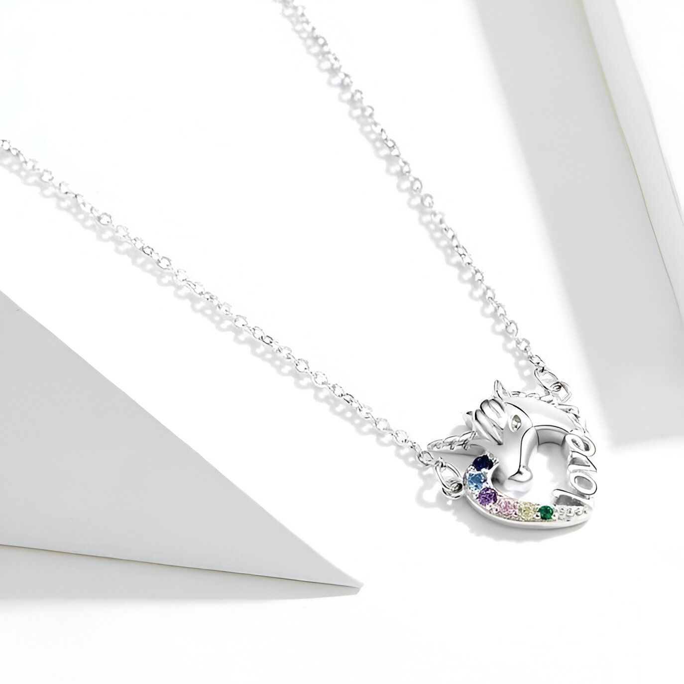 Idée cadeau licorne - Collier en argent – Image 4