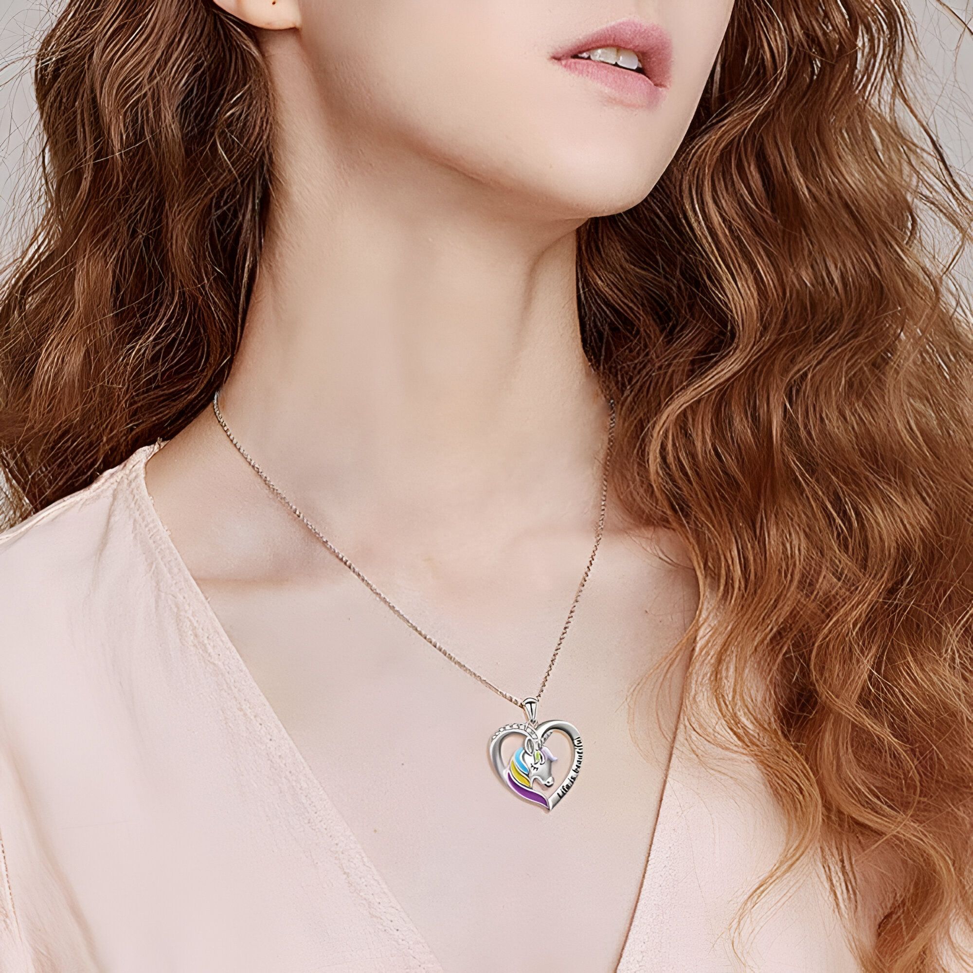 Idée cadeau Licorne collier en argent – Image 2