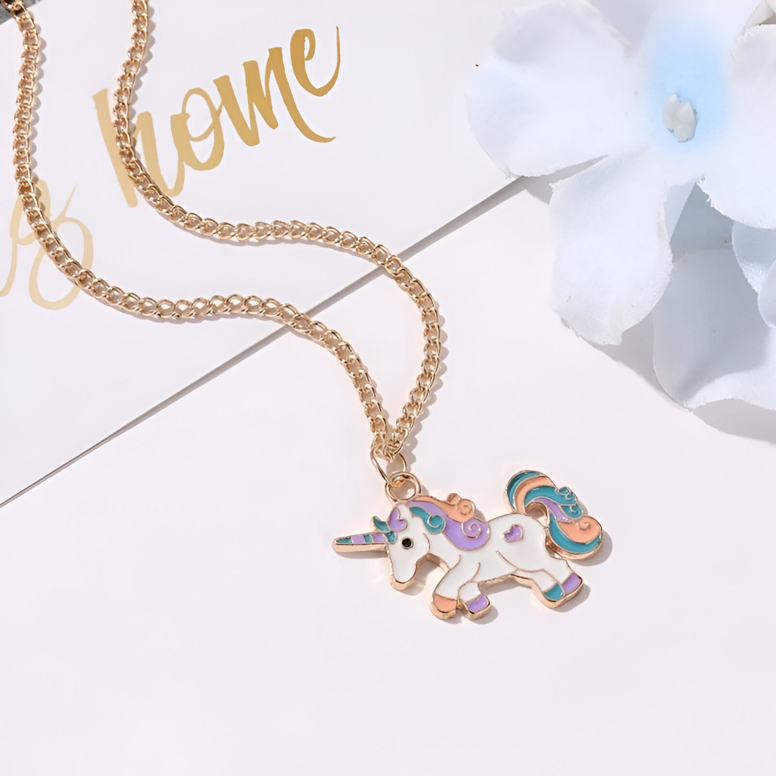 Idée cadeau Licorne collier mignon – Image 3