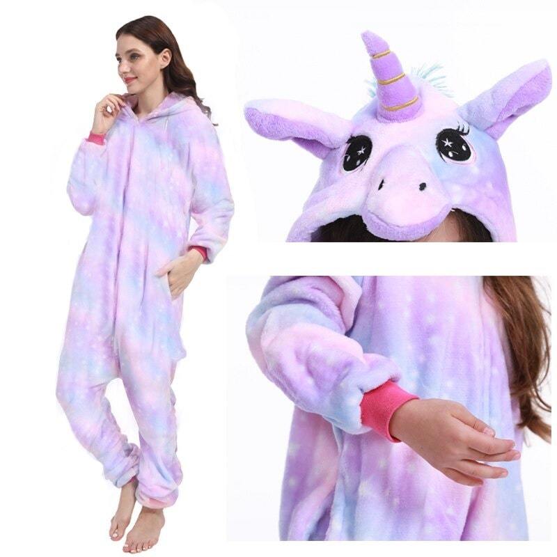 Pyjamas Licorne combinaison pour femme