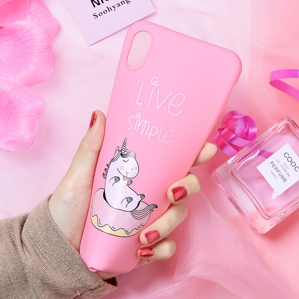 Coques de téléphone licorne "Vivre simplement" – Image 3