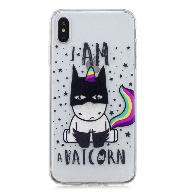 Coques de téléphone Licorne Batcorn