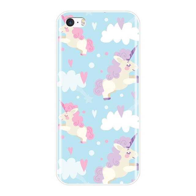 Coques de téléphone Licorne ciel enchanté
