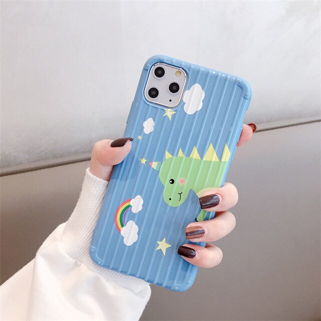 Coques de téléphone Licorne Dino