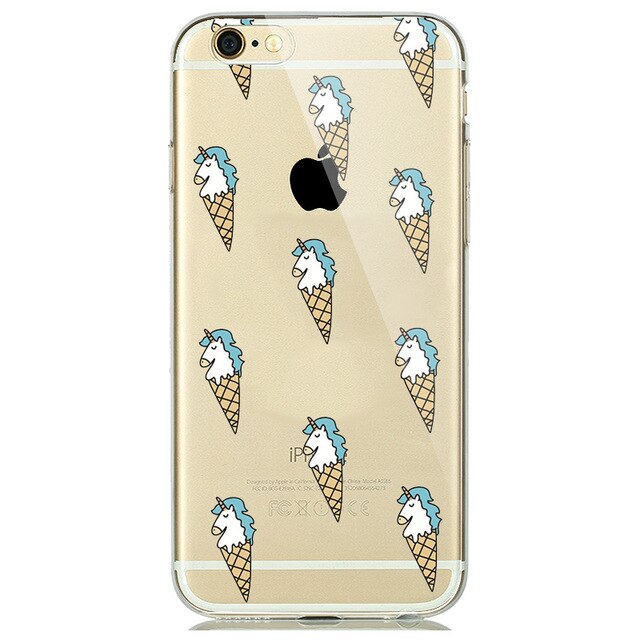 Coques de téléphone Licorne effet glacé