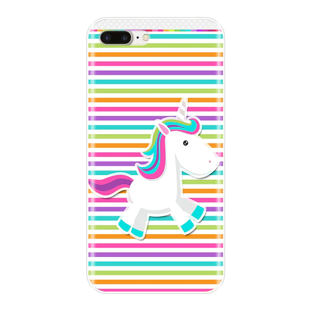 Coques de téléphone Licorne multicolore