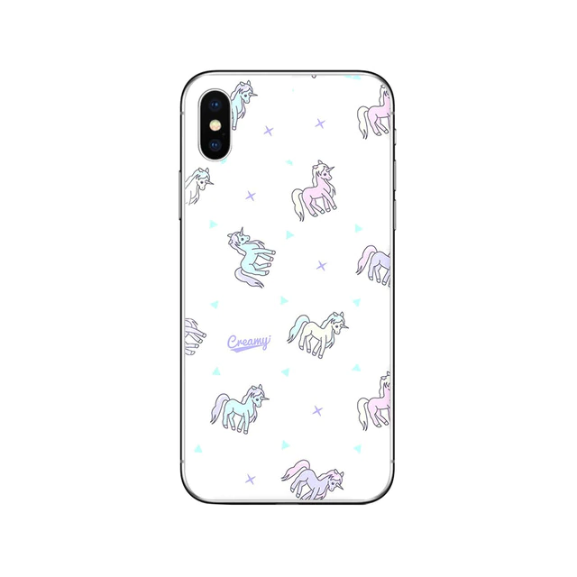 Coques de téléphone Licorne pour iPhone avec motif