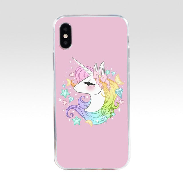 Coques de téléphone licorne - étui reine pour iPhone