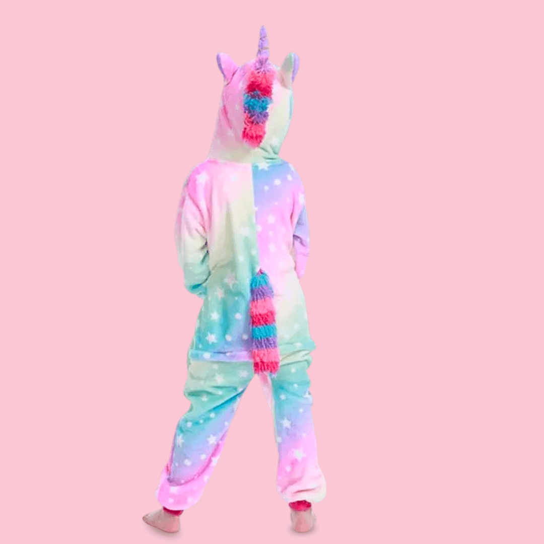 Pyjamas Licorne pour fille en multicolore - Ensemble type kigurumi – Image 5