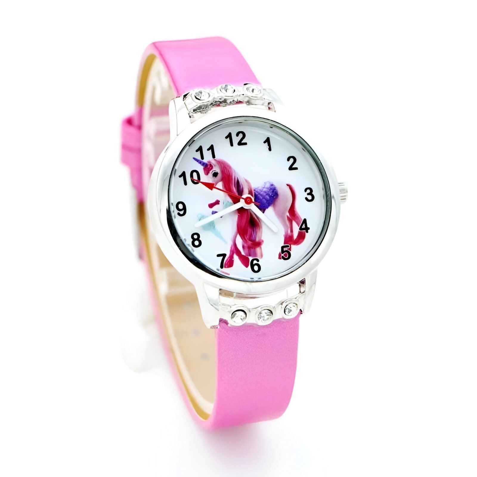 Idée cadeau Licorne montre chic rose foncé – Image 2