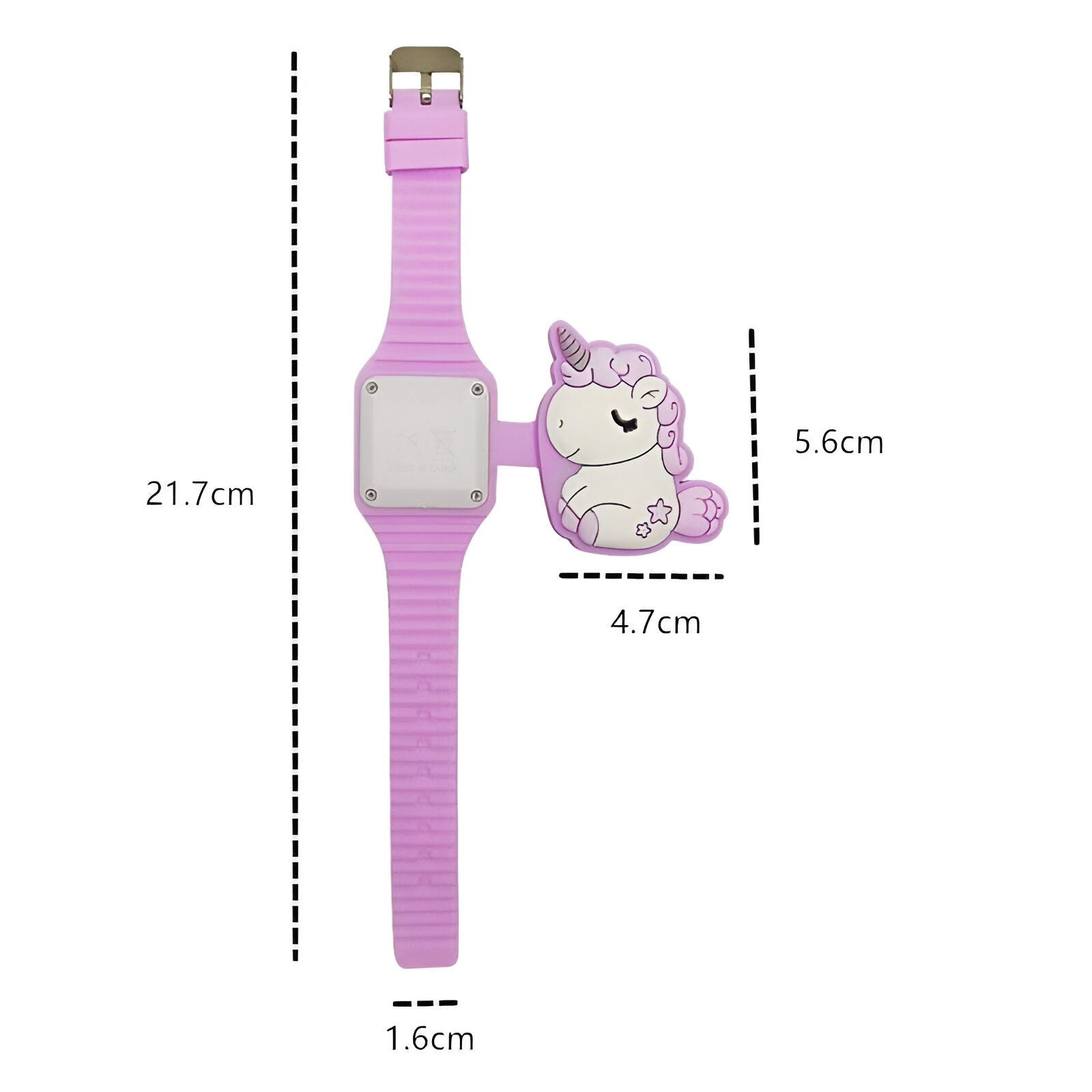 Idée cadeau Licorne - montre numérique rouge – Image 4