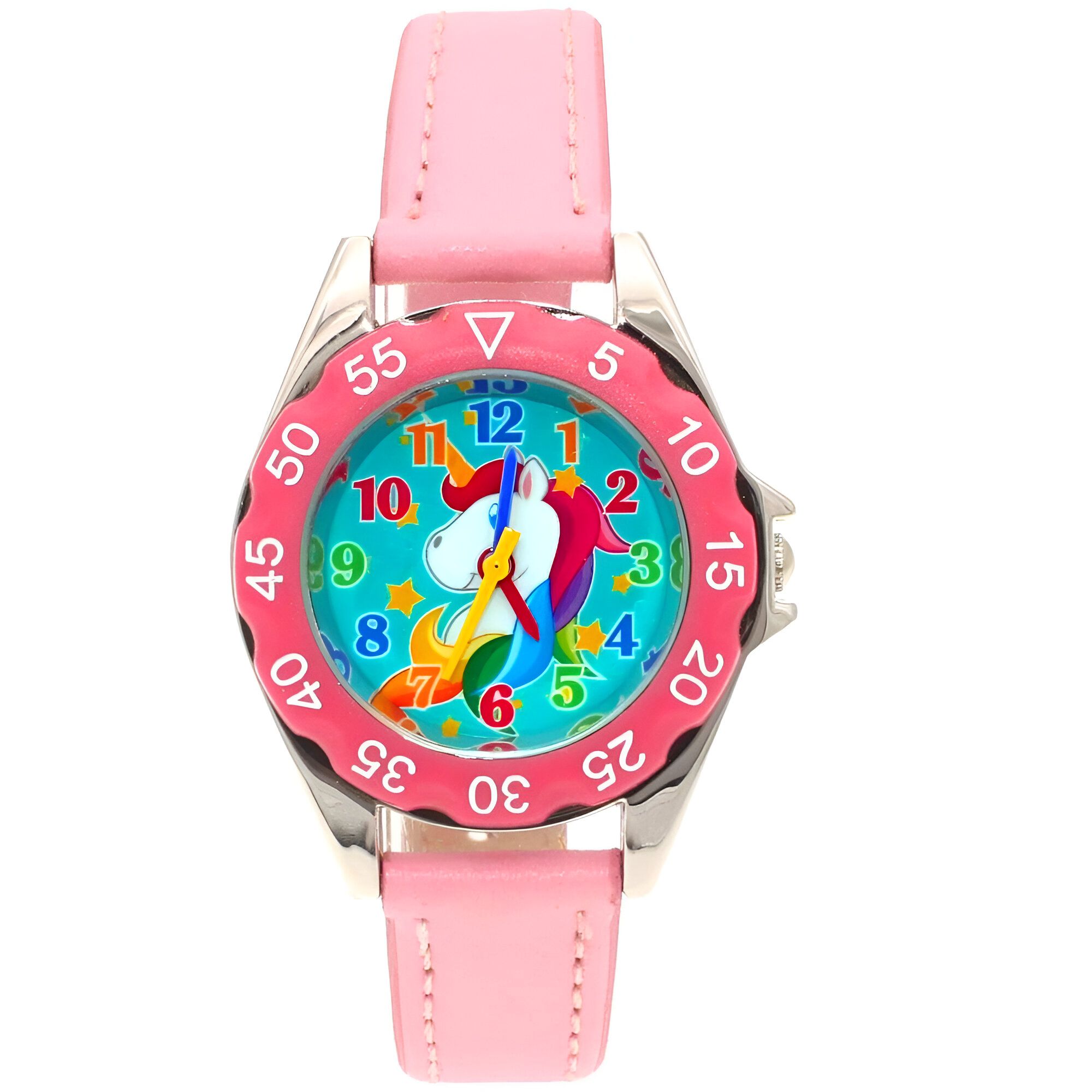 Idée cadeau Licorne montre éducative rose – Image 3