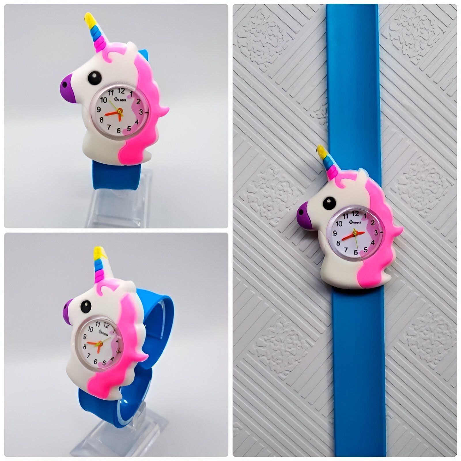Idée cadeau Licorne montre slap bleue – Image 2