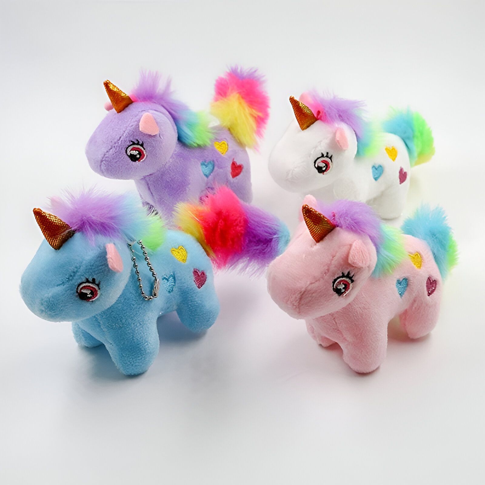 Idée cadeau Licorne peluche blanche et son pendentif – Image 6